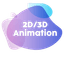 2D & 3D logo